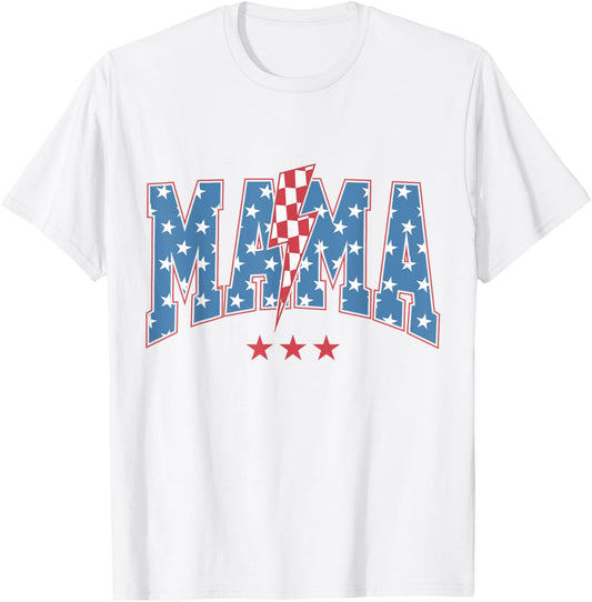 Mama Dada Mini 4th of July American Family Matching Tees T-Shirt