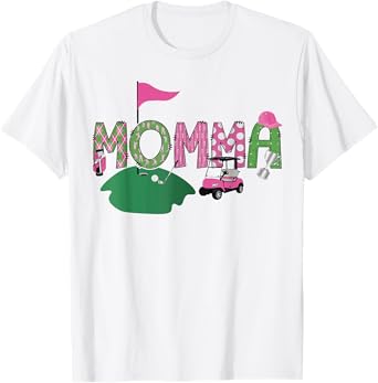 Golf Momma Hole In One Golf 1St Birthday Party T-Shirt