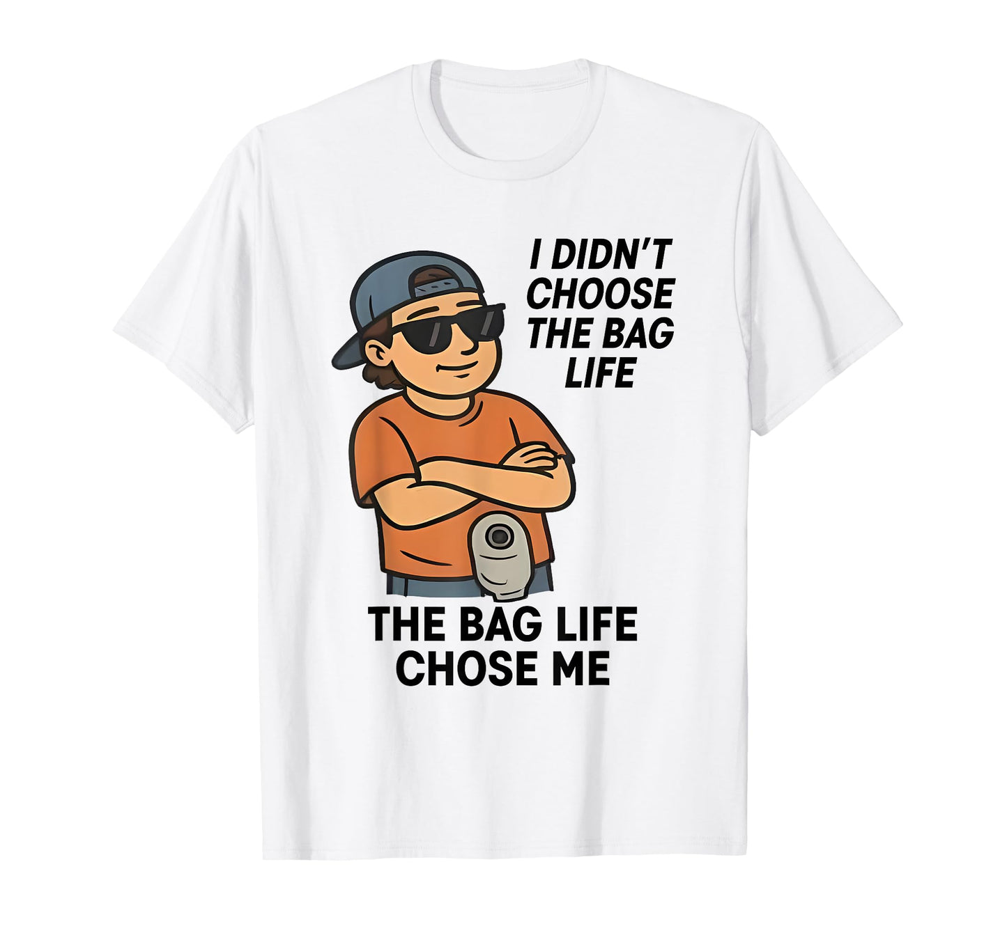 I Didnt Choose The Bag Life The Bag Life Chose Me Funny Meme T-Shirt