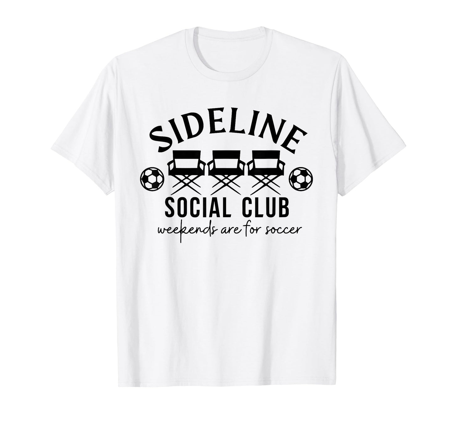 Sideline Social Club Weekends Are For Soccer Mom Life Retro T-Shirt