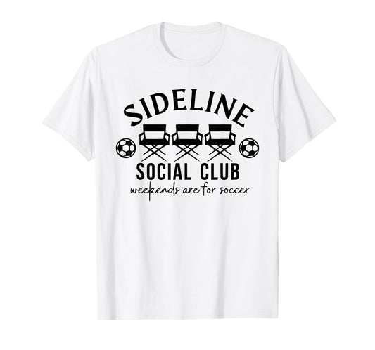 Sideline Social Club Weekends Are For Soccer Mom Life Retro T-Shirt