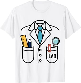 Future Scientist Halloween Costume Cute Chemist Kids Science T-Shirt