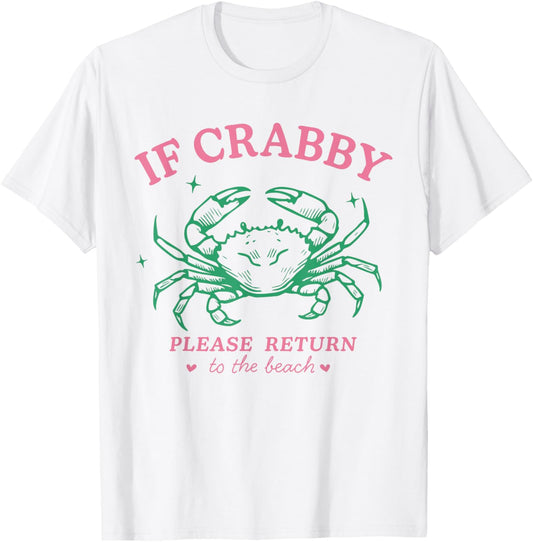 Crab Summer Vacation Holiday Beach T-Shirt