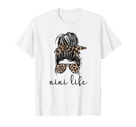Nini Life Blessed Nini Grandmother Nini Grandma T-Shirt
