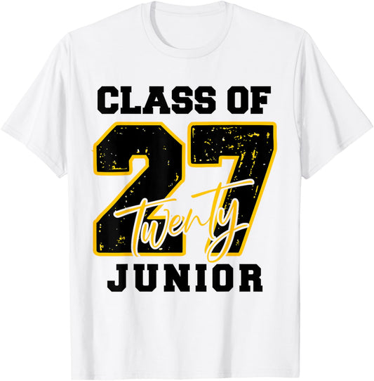 Class of 2027 Junior High School 11th Grade Back To School Tee by TeeBrew