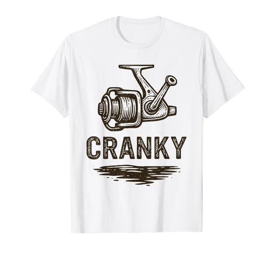 Cranky Funny Fishing Gifts Fishing Day T-Shirt