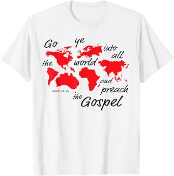 Christian Bible T-Shirt, MIssion Trip Jesus Tee T-Shirt
