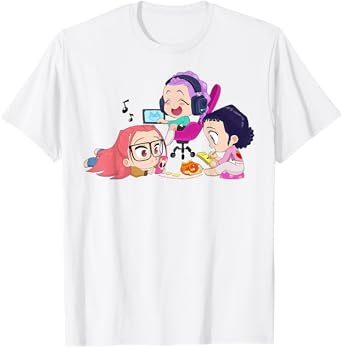 Kpop Demon Hunters Chibi Huntr/x Chillin' at Home T-Shirt