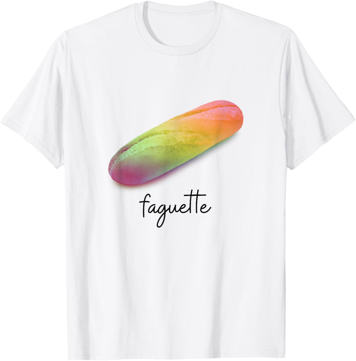 Funny Pride French Gay Joke LGBT Baguette Stupid Meme T-Shirt