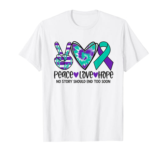 No story should end too soon Suicide Prevention Awareness T-Shirt