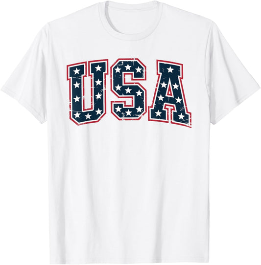 American Flag Usa United States Of America Us 4th Of July T-shirt