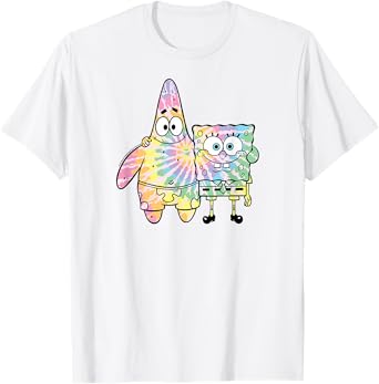 SpongeBob SquarePants - Patrick Star Tie Dye Characters T-Shirt