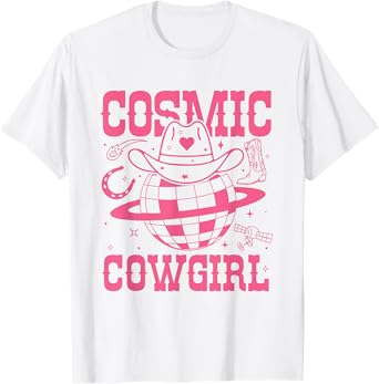 Cosmic Space Cowgirls Shirt Bachelorette Party Rodeo Girls T-Shirt