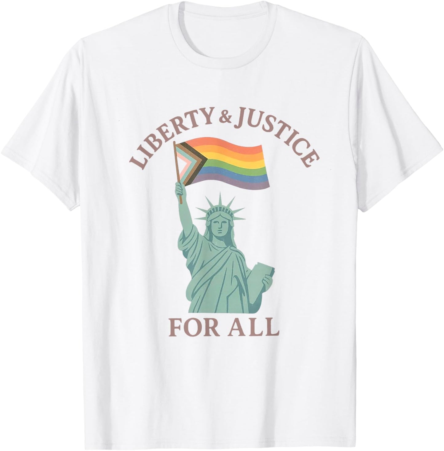 Liberty & Justice For All, Pride LGBTQ T-Shirt
