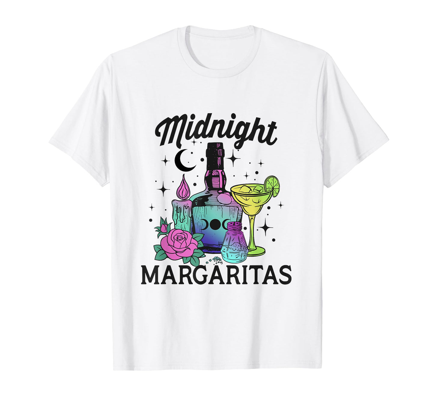 Midnight Margaritas Funny Magical Cocktails Shirts T-Shirt