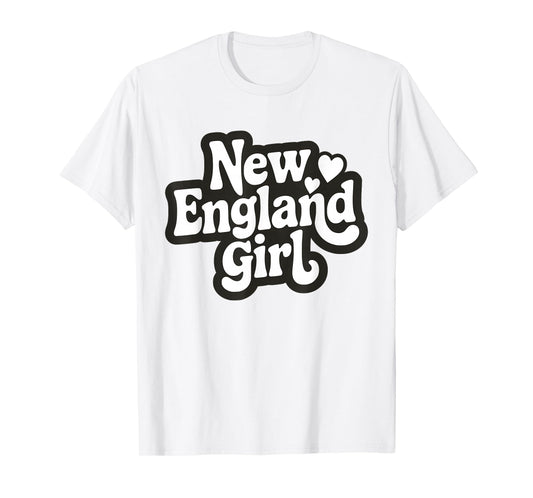 Retro New England Girl Iconic New England Girls T-Shirt