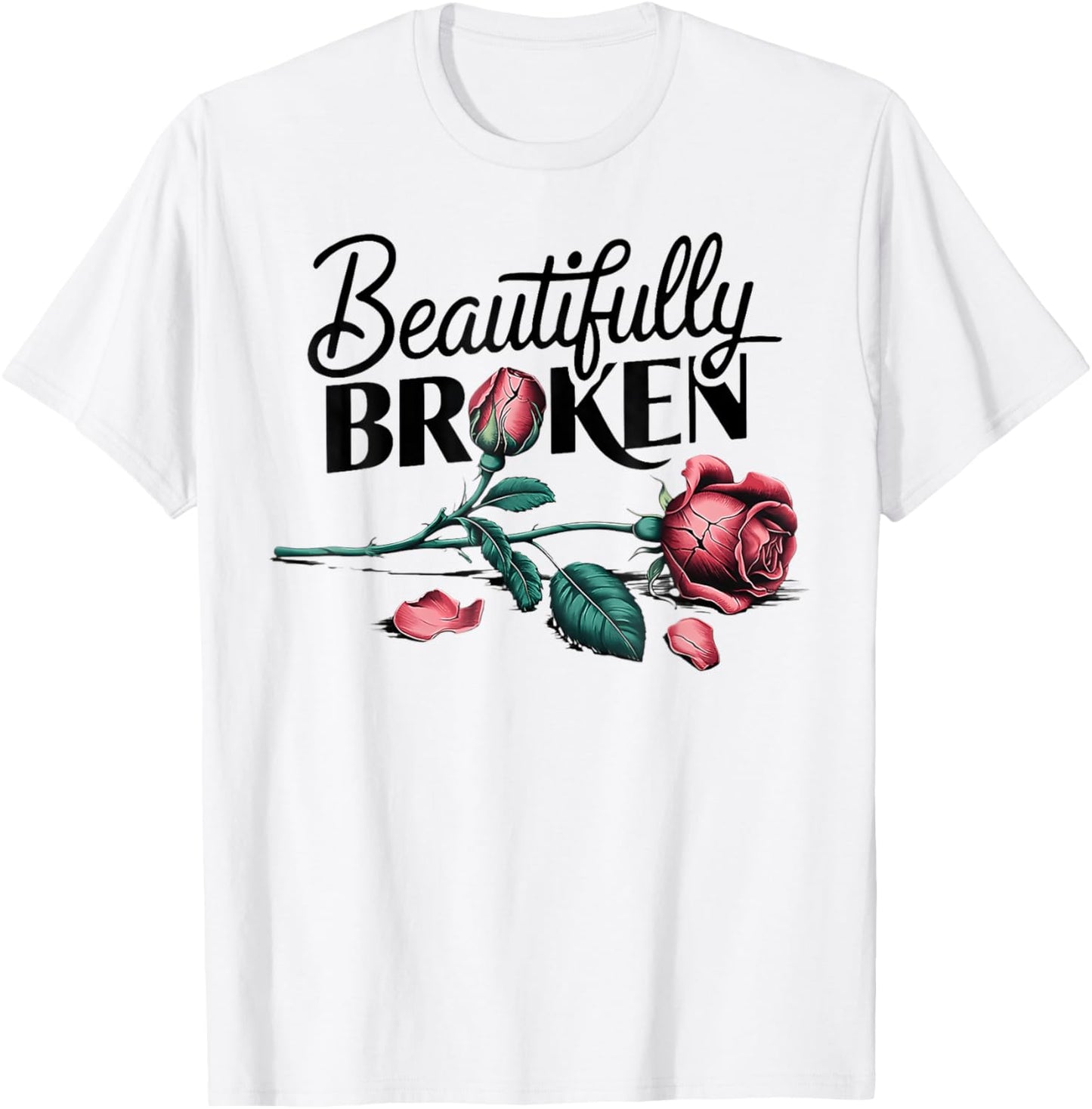 Vintage Beautifully Broken Rose T-Shirt