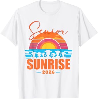 Vintage SENIOR SUNRISE 2026 Seniors of class graduation T-Shirt