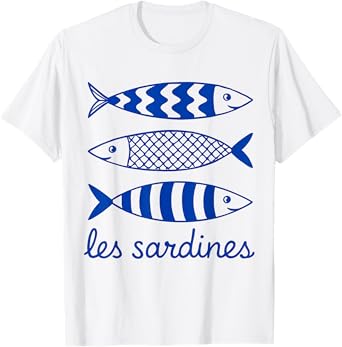 Sardine Tinned Fish Graphic Funny T-Shirt