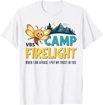Vacation Bible School Camp Firelight VBS Camp Firework 2024 T-Shirt