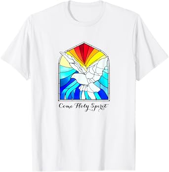 COME HOLY SPIRIT - Dove art design and Christian LOVE prayer T-Shirt