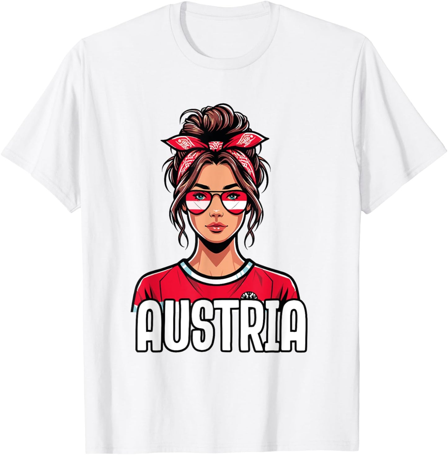 Austrian Girl Austria Girls Österreich Women T-Shirt