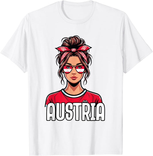 Austrian Girl Austria Girls Österreich Women T-Shirt