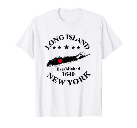Long Island NY Souvenir Native Long Islander Map NYC T-Shirt