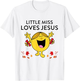 Little Miss Love Jesus Autumn Quote T-Shirt