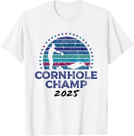 Cornhole Champion 2025, Cornhole Bags Tournament Winner T-Shirt