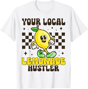 Lemon Stand Funny Lemonade Entrepreneur For Boys Girls Crew T-Shirt