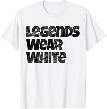 Funny Legends Wear White Spirit Wear Team Game Color War T-Shirt