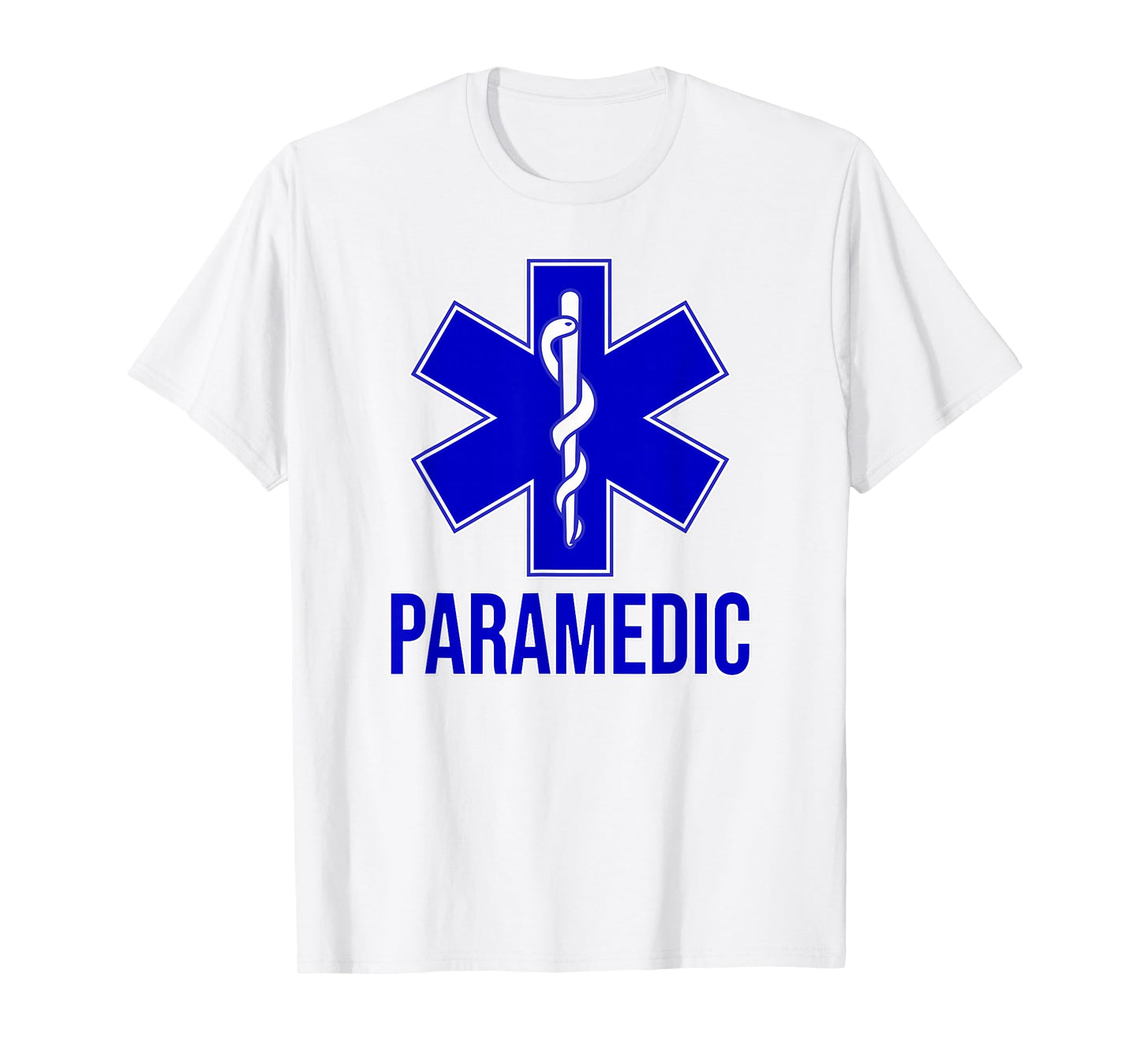 PARAMEDIC STAR OF LIFE EMT EMS AMBULANCE UNIFORM COSTUME TEE T-Shirt