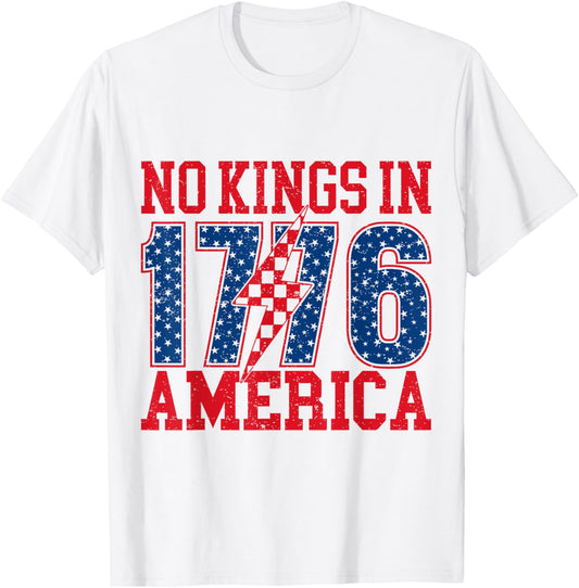No Kings In America We The People Vintage T-Shirt