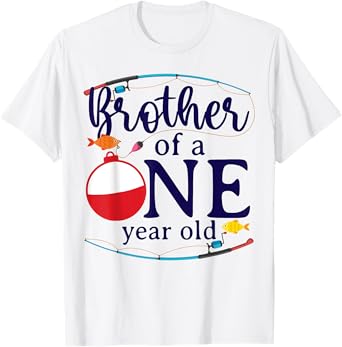 Brother Of The Big One Fishing O-Fish-Ally Birthday Boy T-Shirt