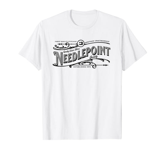 Needlepoint Vintage Style T-Shirt