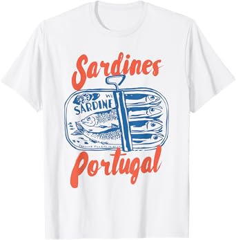 Sardines Tinned Fish Retro Graphic For Men Women T-Shirt