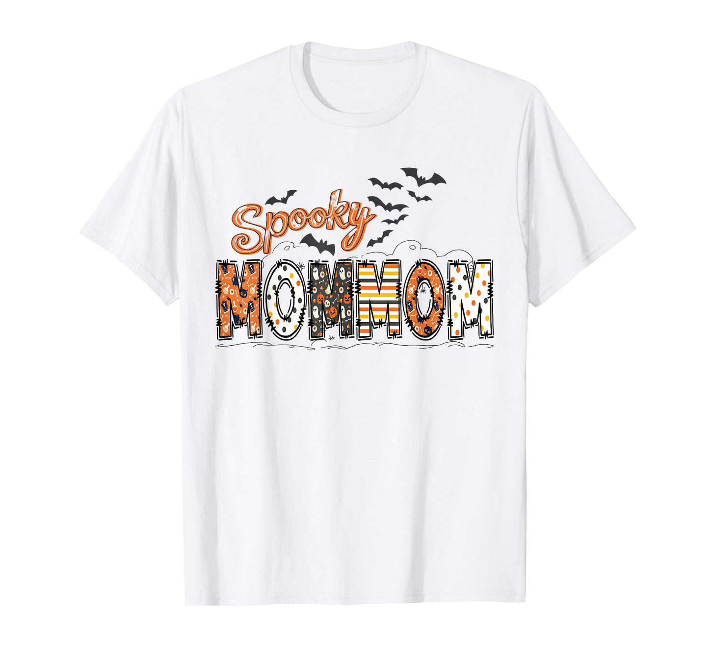 Spooky Mommom Halloween Mommom Life Family Matching T-Shirt