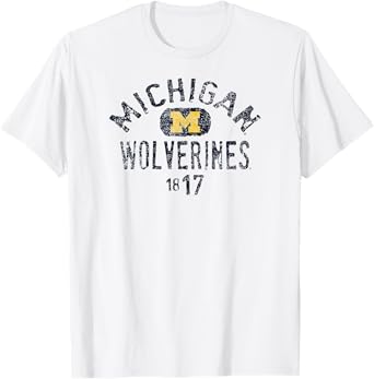 Michigan Wolverines Vintage 1817 Officially Licensed T-Shirt