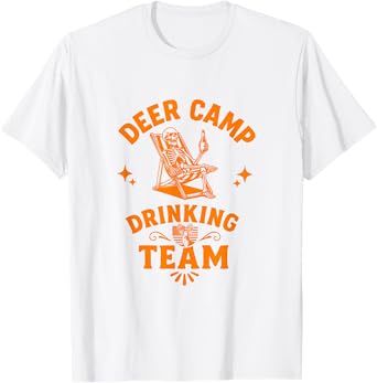 Deer Camp Drinking Team - Funny Hunting T-Shirt