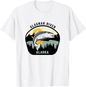 Alagnak River Alaska - Fly Fishing T-Shirt