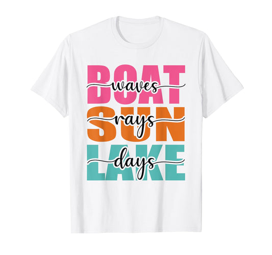 Lake Life Boating Adventures & Mountain Wilderness T-Shirt