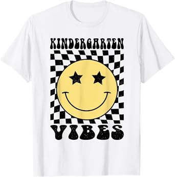 Kindergarten Vibes Back to School Kindergarten Teacher Kids T-Shirt