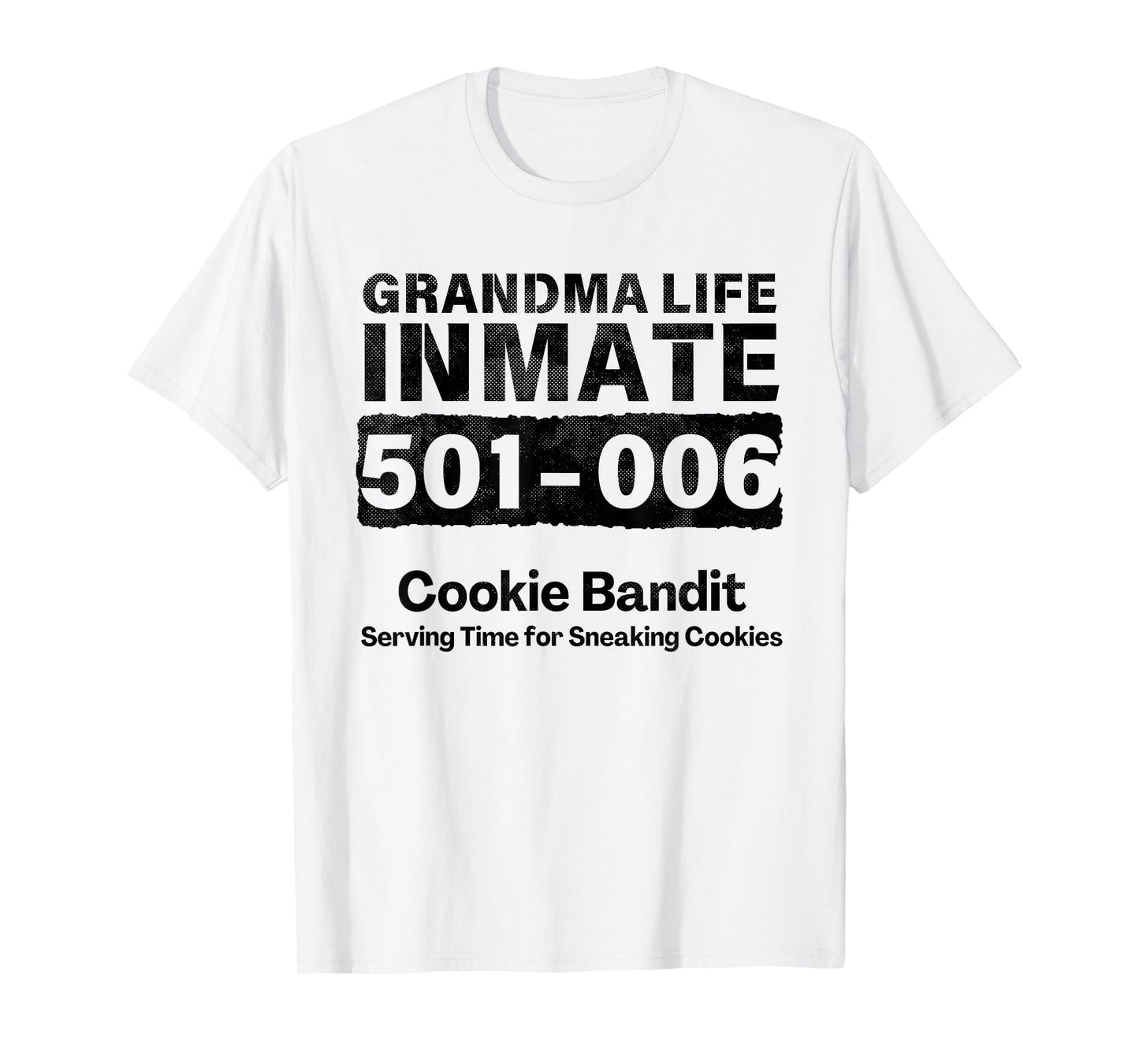 Grandma Life Prisoner Inmate Funny Jail Halloween Costume T-Shirt