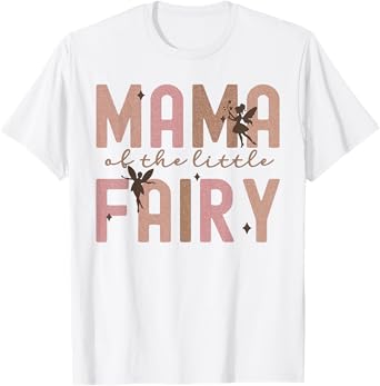 Mama Of The Little Fairy First Birthday Girl Family Matching T-Shirt
