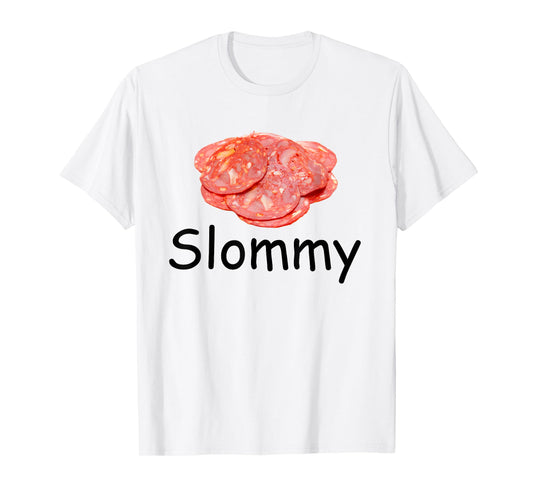 Slommy Salami Meme Gen Z Misspelled Weird Joke Funny Silly T-Shirt