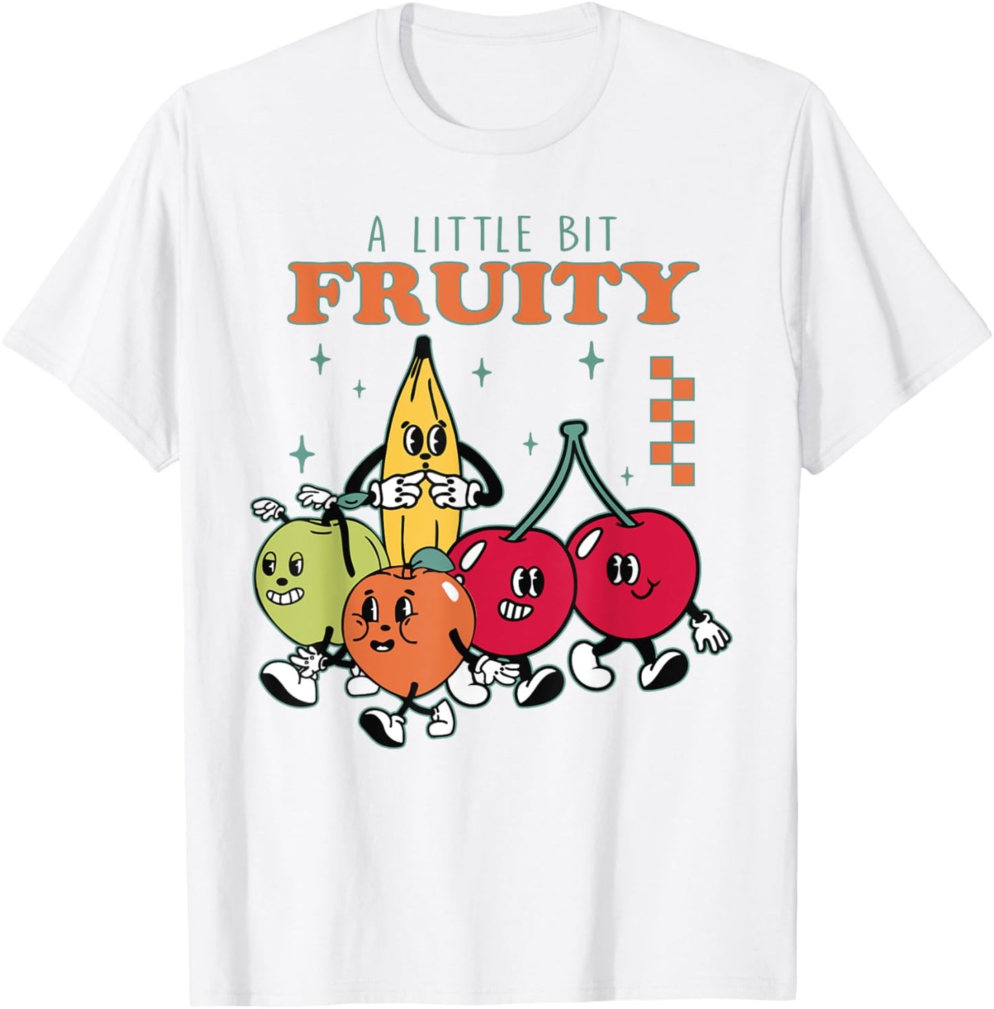 A Little Bit Fruity Gay Pride Month LGBTQ Fruit Ally T-Shirt