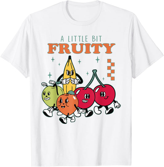 A Little Bit Fruity Gay Pride Month LGBTQ Fruit Ally T-Shirt
