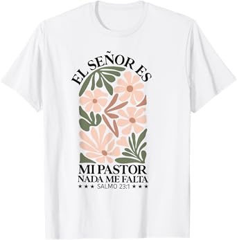 Camiseta cristiana en espanol Versiculo Spanish Christians T-Shirt