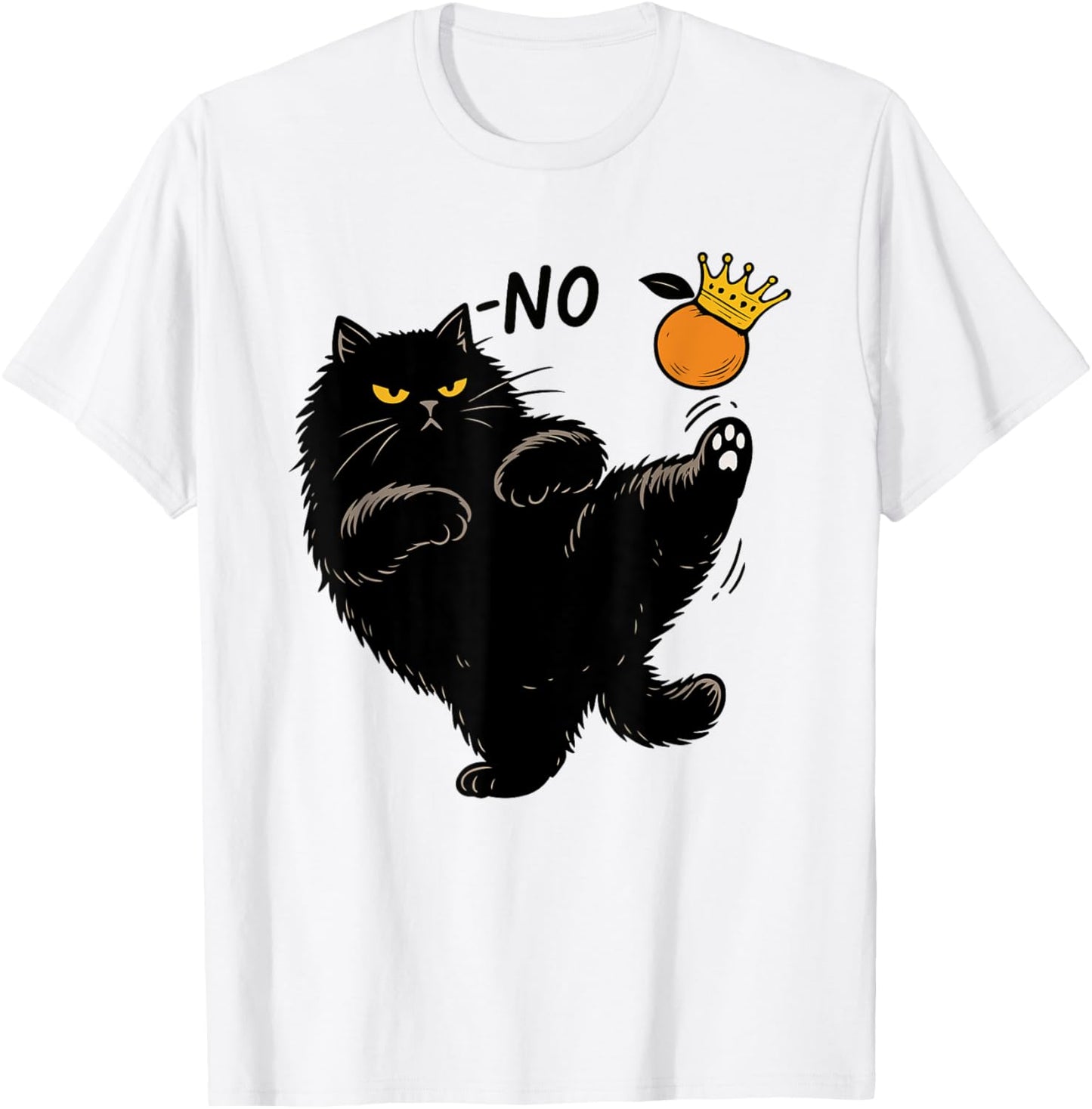 No Kings In America Black Cat T-Shirt